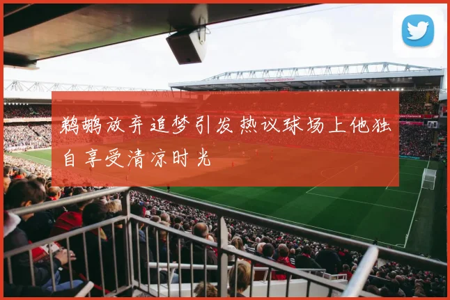 鹈鹕放弃追梦引发热议球场上他独自享受清凉时光